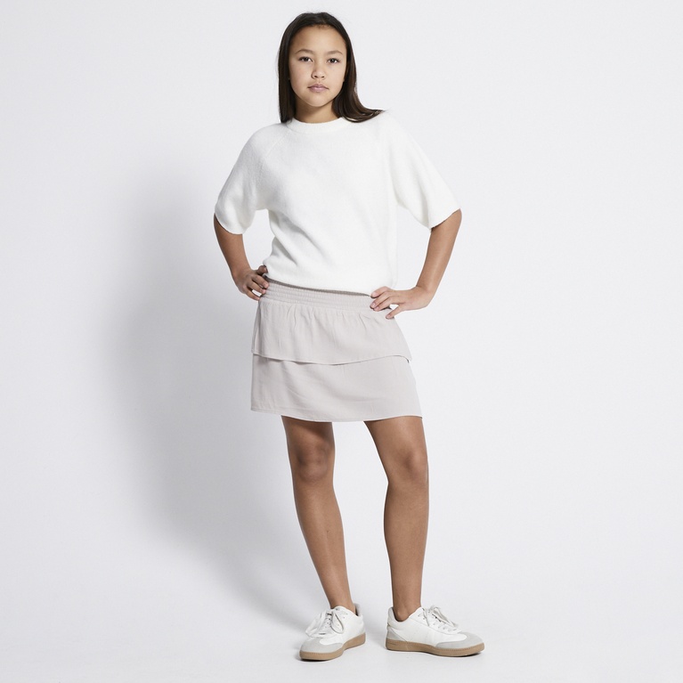 Frill skirt "Elena" Beige